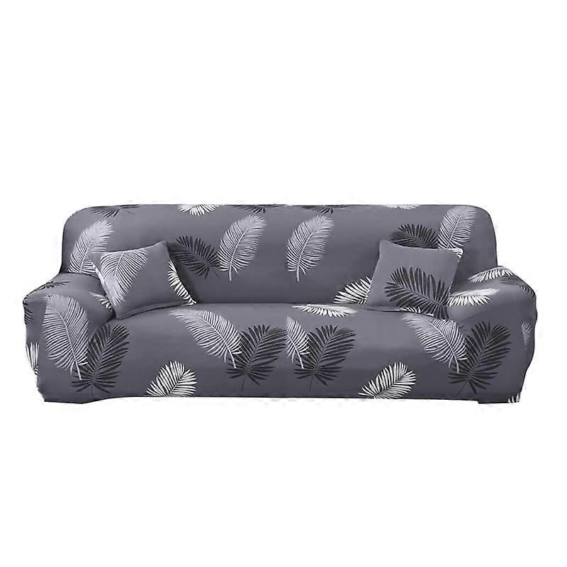 Stretch Sofa Cover 4 Seater Universal Printed Sofa Slipcover 1-Piece Chair Loveseat Couch Cover Furniture Protector Cover