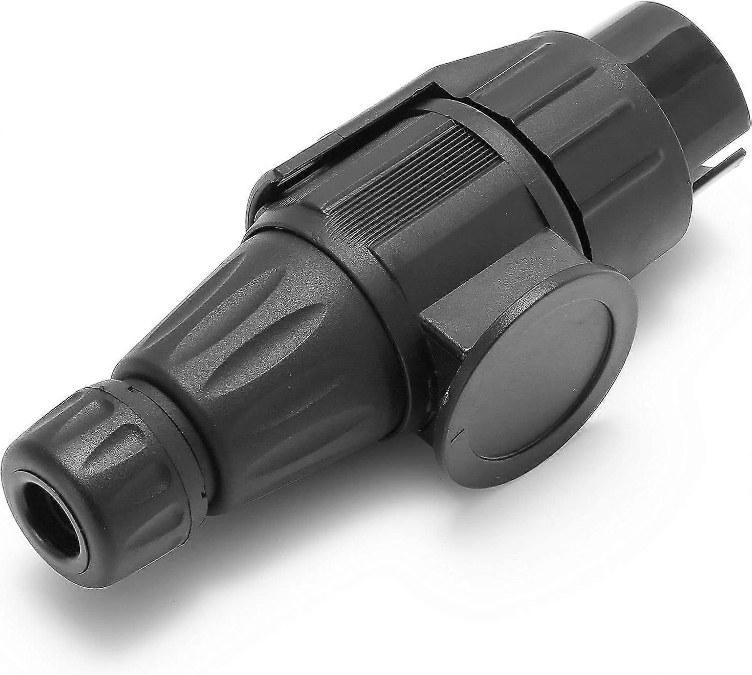 Duokon 7 To 13 Pin Car Trailer Plug Socket Adapter Converter Caravan Towbar Towing Connector 12v Black