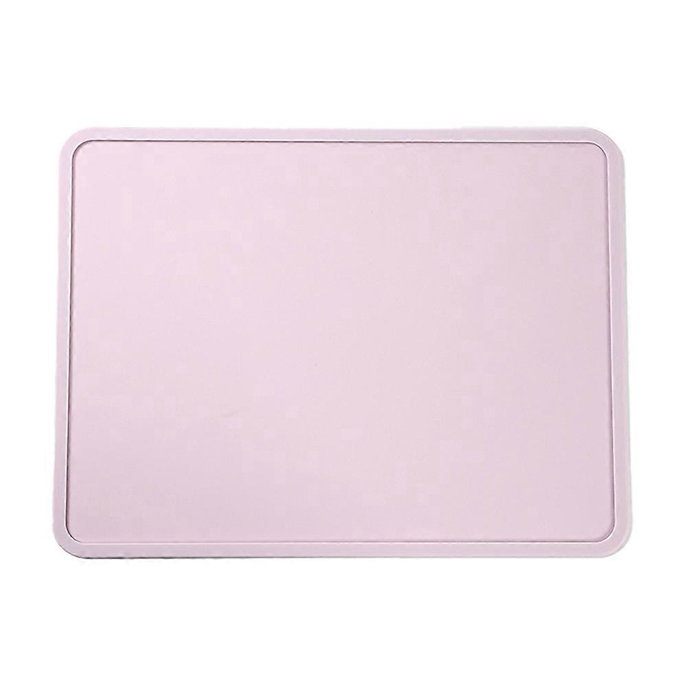 Pet Mat, Silicone Pet Food Mat With Raised Edges To Prevent Spills, Waterproof Non-Slip Blue