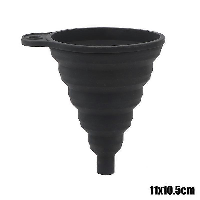 Entonnoir de moteur de voiture en silicone universel Entonnoir liquide Lave-linge Changement de fluide Pliable Portable Auto Engine Oil Essence Change Funnel