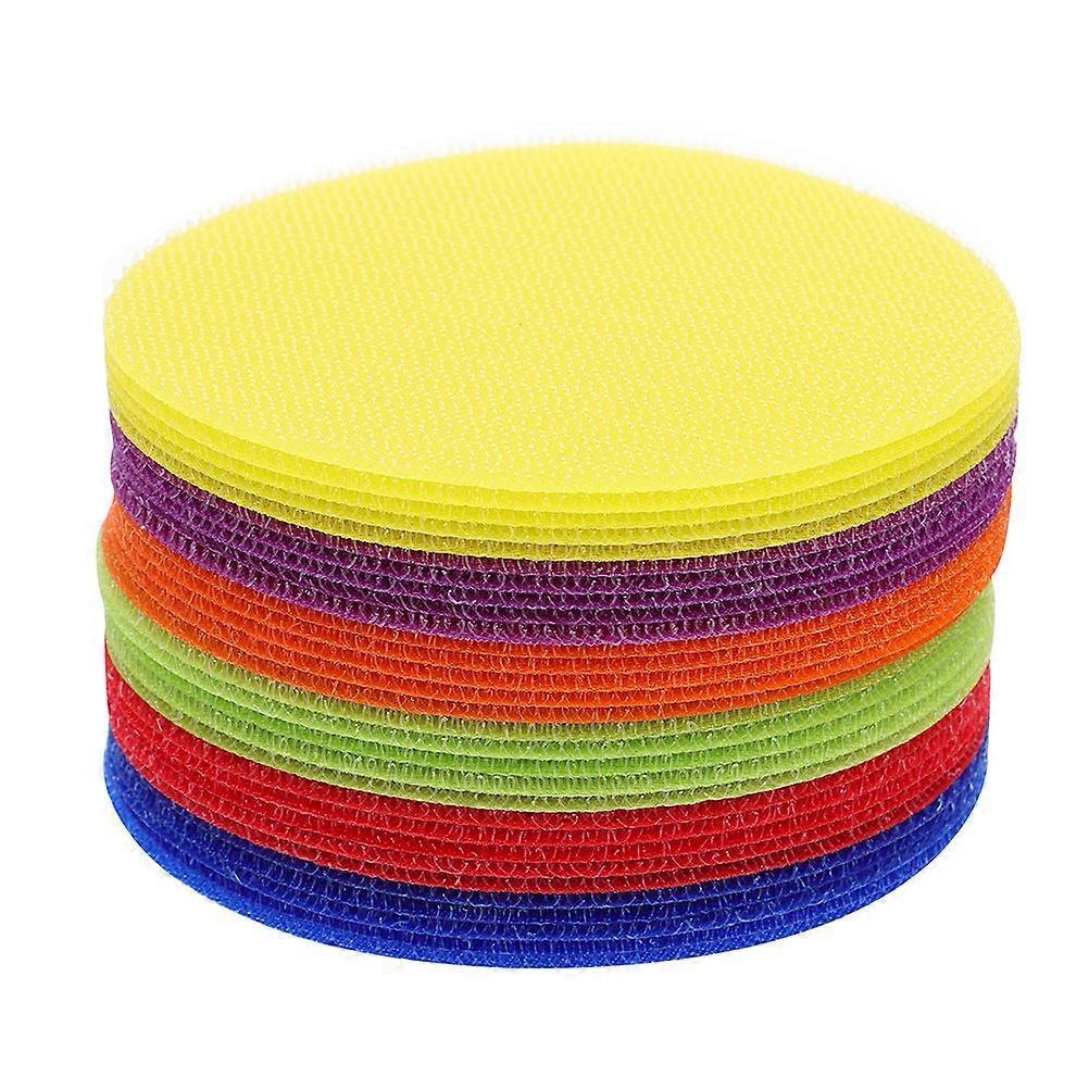 72pcs Round Carpet Marking Stickers Colorful Carpet Markers Decals Carpet Marker