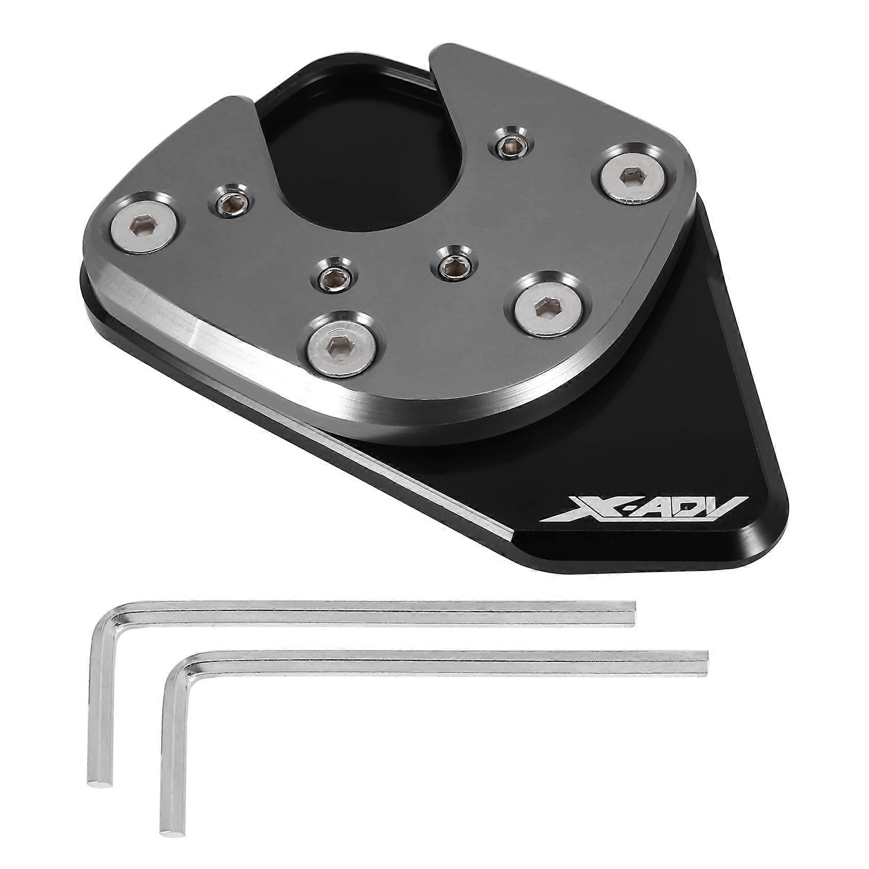 Motorcycle Side Stand Pad Kickstand Enlarger for XADV X- 750 2017-2019 Titanium
