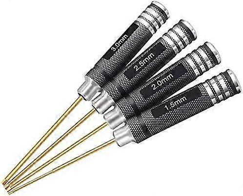 4pcs hexagonal screwdriver set titanium hexagonal screwdriver rc car tool set spanner tool set for multi axis fpv racing drones