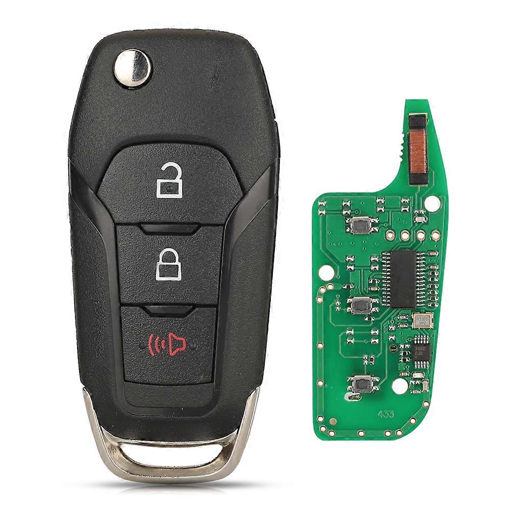 Flip Remote Key Fob 315Mhz N5F-A08TAA / 433Mhz DS7T-15K601-B ID49 For Ford S-MAX GALAXY MONDEO Mk2 Mk7 Explorer Ranger