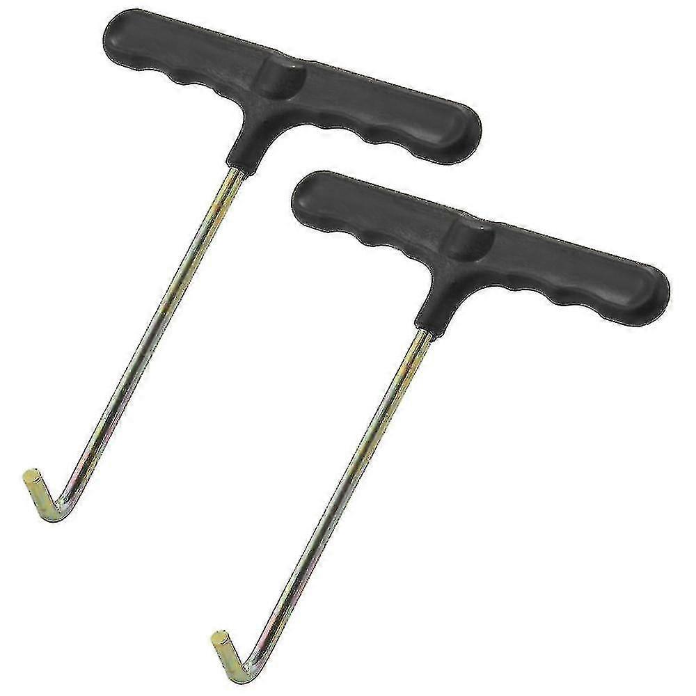 2pcs Trampoline Spring Pull Tool, Trampoline Puller T-hook Spring Puller Tool