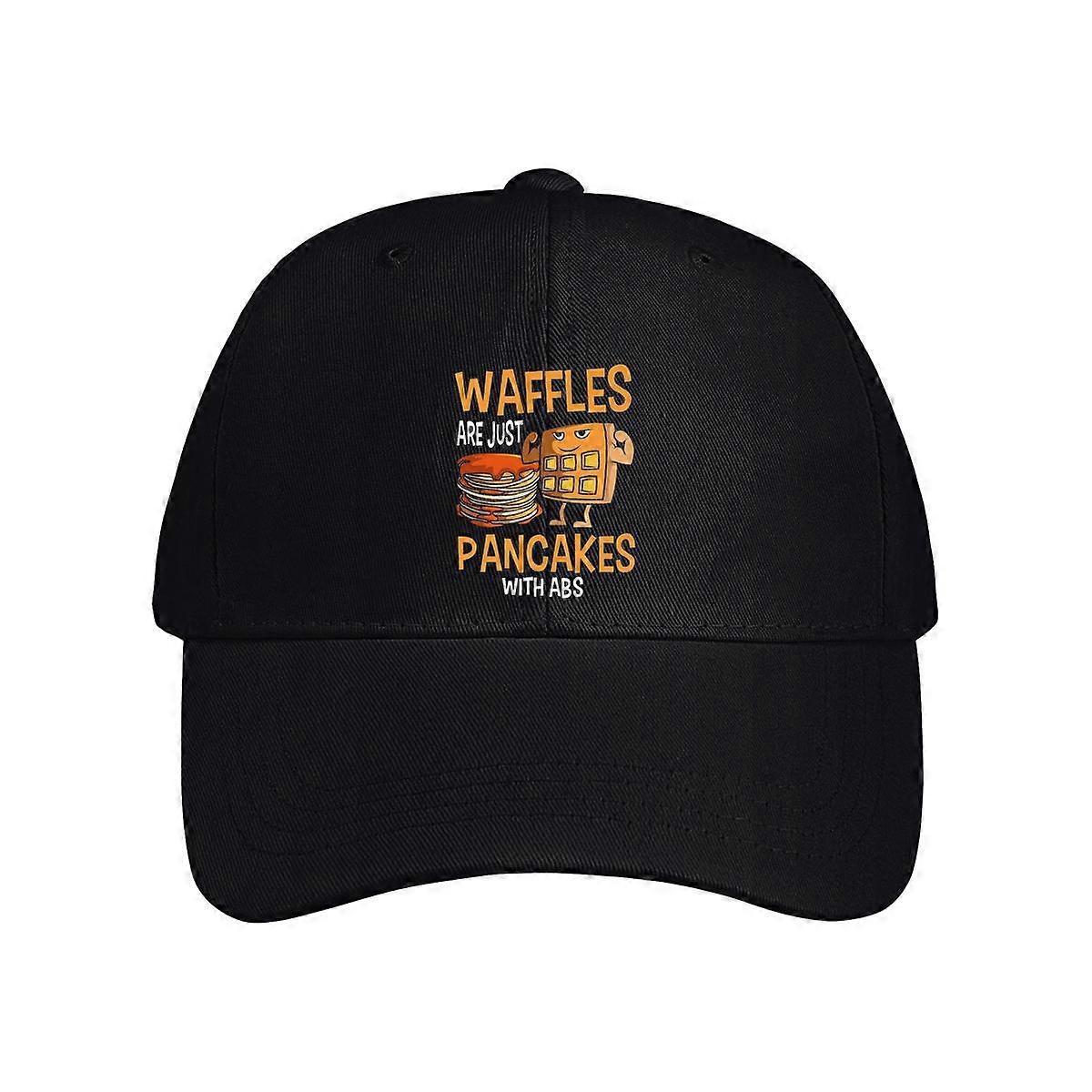 Waffle'lar sadece abs beyzbol şapkalı kreplerdir