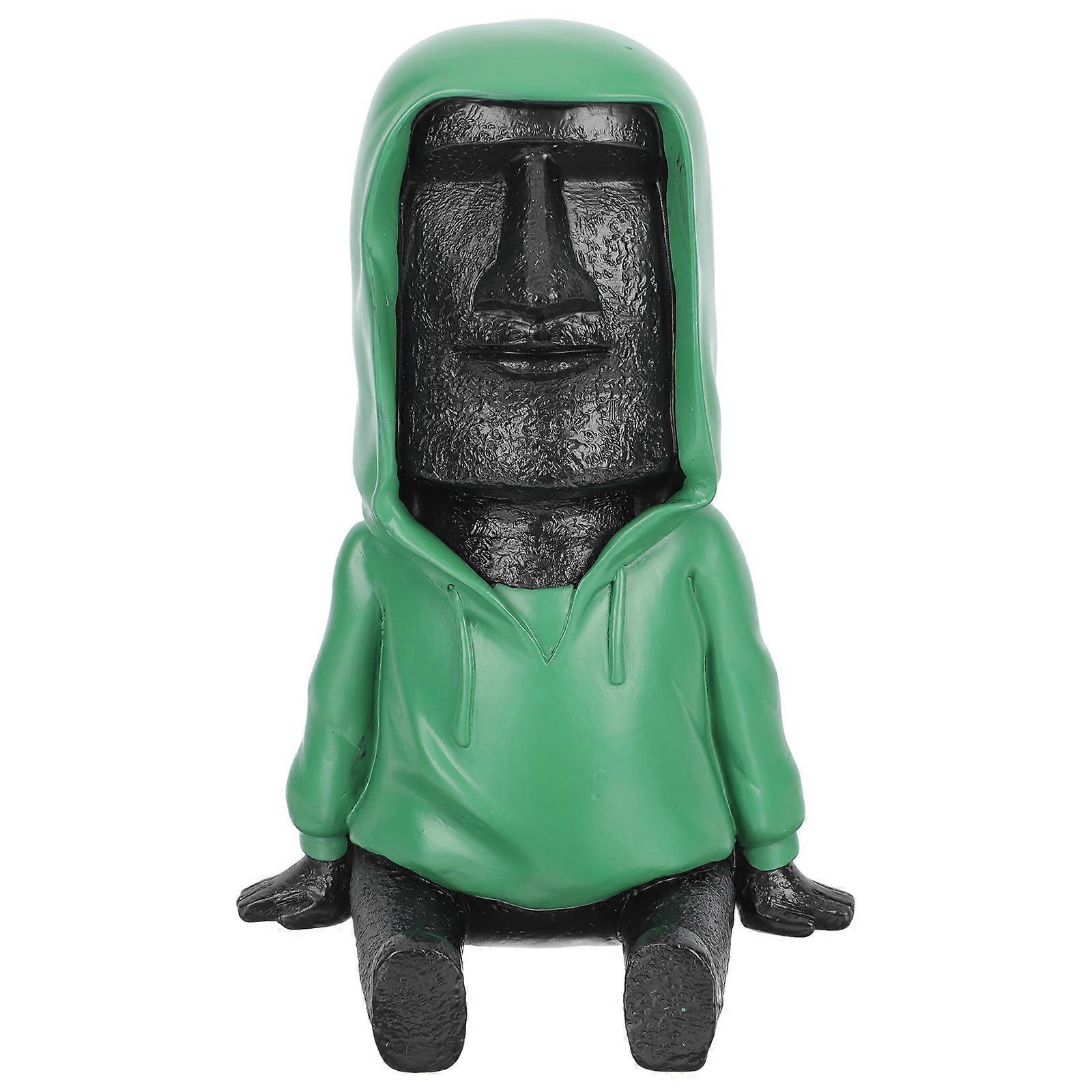 Easter Island Statues Decorations Creative Statues Decor Easter Island Figurines(DY2075-8A