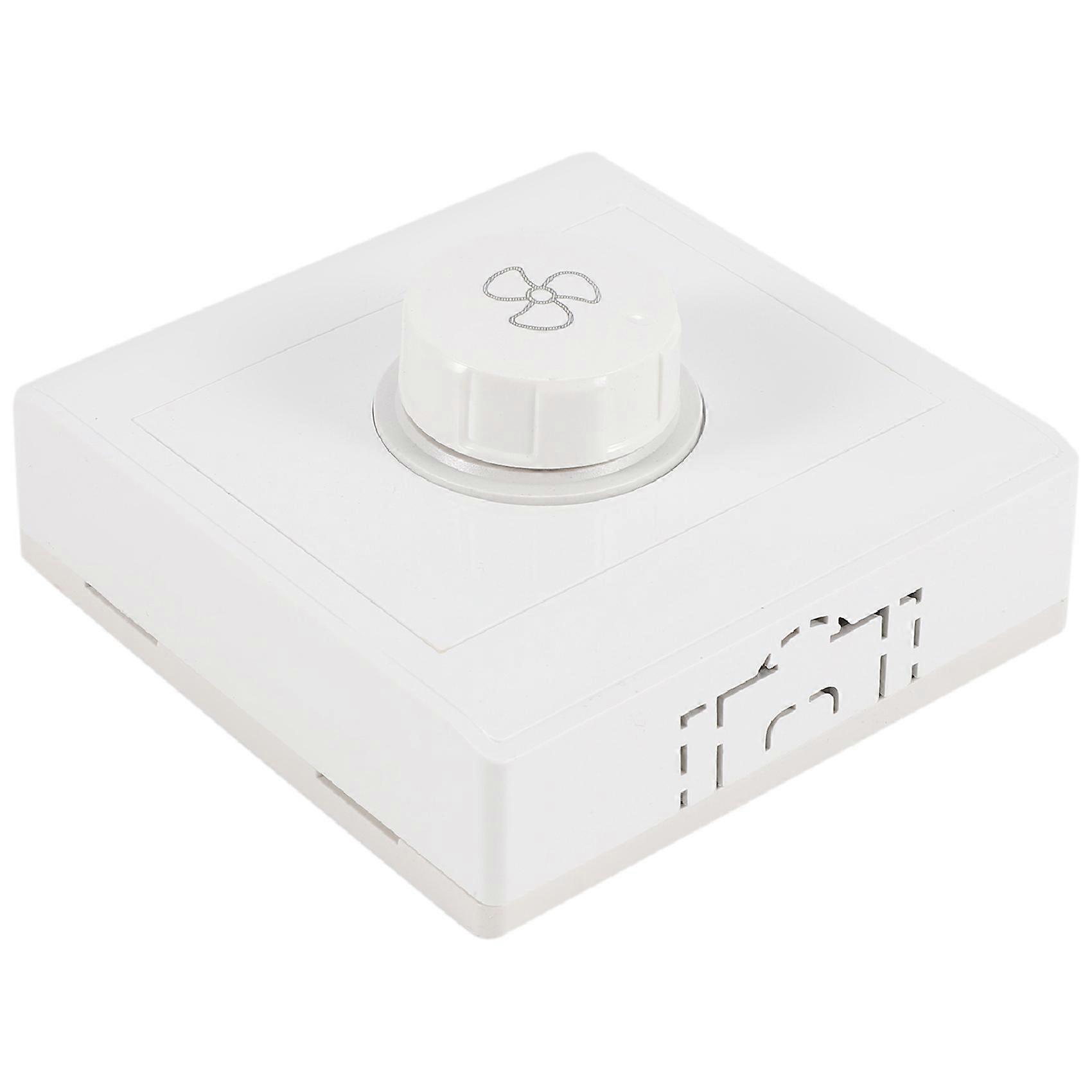 2Pcs Ceiling Fan Stepless Speed Governor Surface Mounted Fan Speed Switch