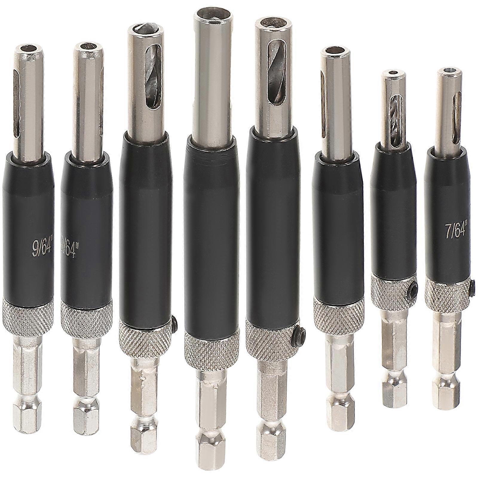 1 Set Self Centering Drill Bit Centering Hinge Drill Bit Woodworking Tool