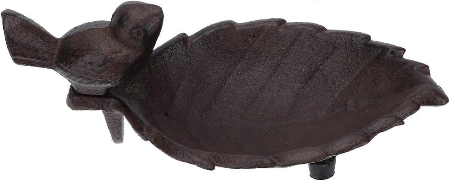 1PC Retro Wildvogel Futter Schale Vogel Fütterung Platte Vogelfutter Spender in Fensterharz Vogelfutter Tablett Deck Dekor