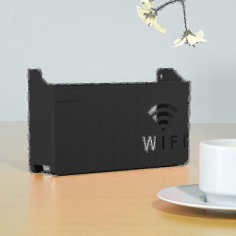 Wireless Wifi Router Shelf Storage Box, Wall Hanging Abs Plastic Organizer Box, Cable Power Bracket Organizer Box