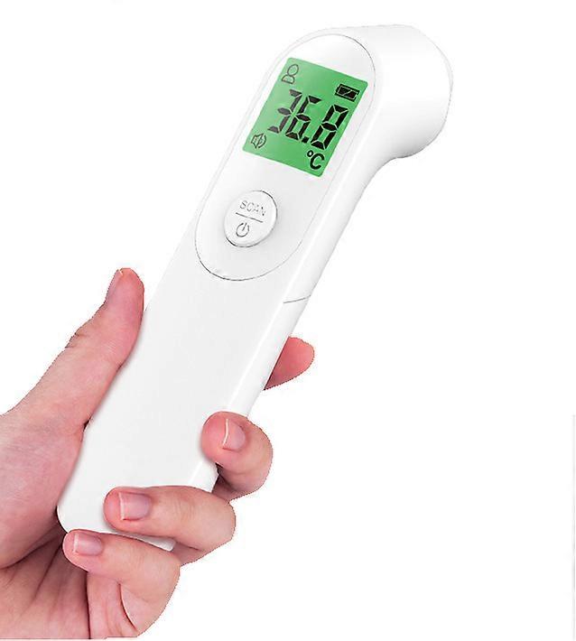 Infrared Forehead Thermometer, Non-Contact Medical Thermometer, Digital Thermometer with LED Display, Fever Alarm and Memory Function