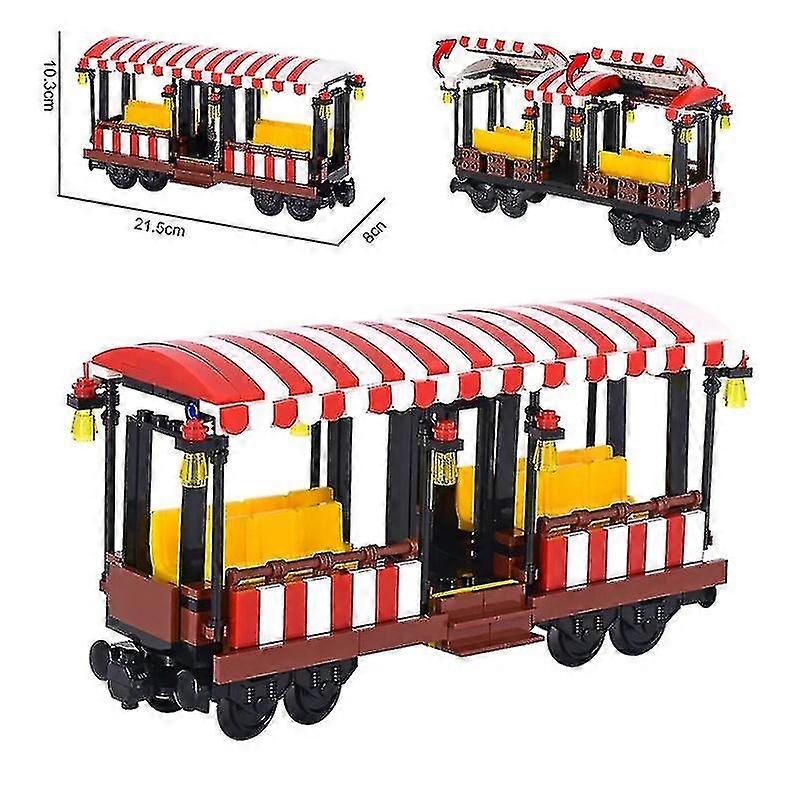 Moc Creative Expert Ideas City Train Railing Crossing Railway Express Bricks Building Blocks Diy Toys For Children Gifts Banmo