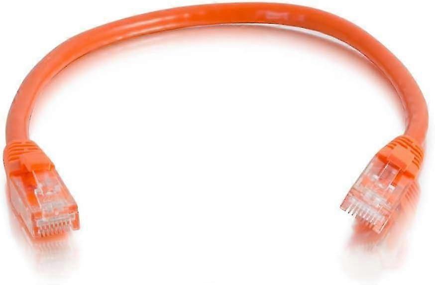 1m Cat6 Booted Unshielded (UTP) Network Patch Cable - Orange