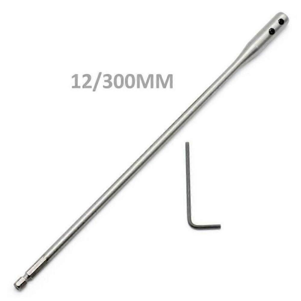 150/300mm Extention bar & Extender Wrench Silver Accessories Drill Bit