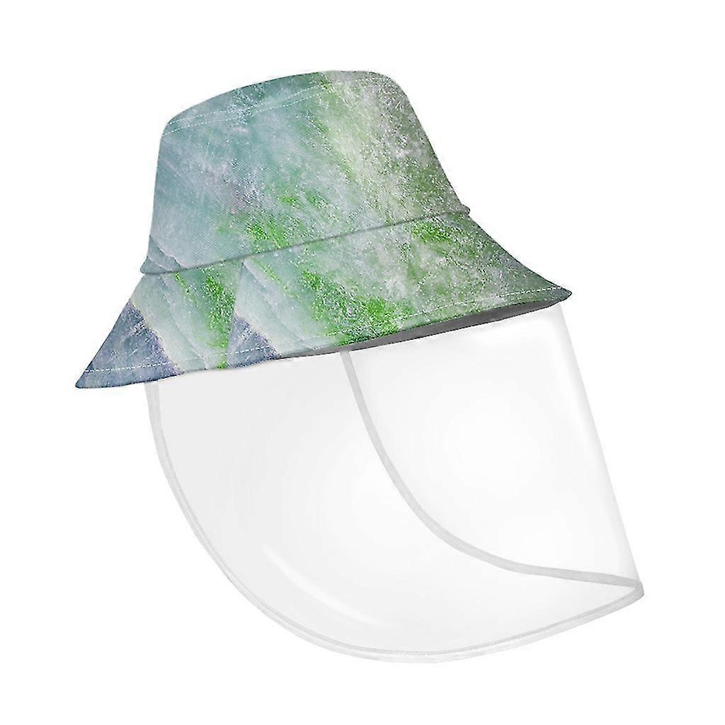 Bucket Hat Gradient Color  Anti-spitting Shield For Sun Hat Boho Fisher