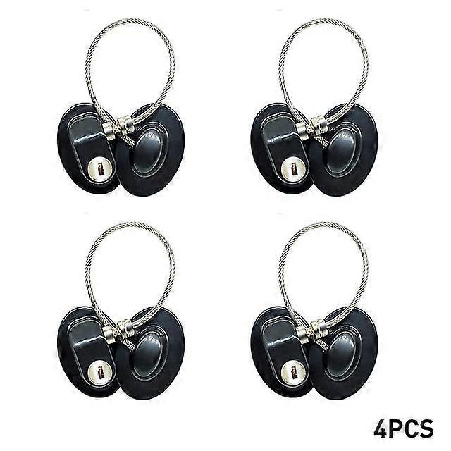 Creative 4pcs No-punch Limit Locks (black)
