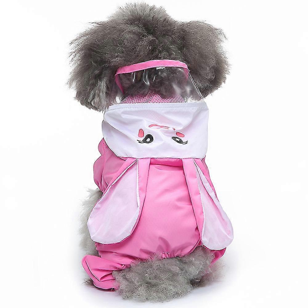 Pet Rainy Clothes Pet Foot Raincoat Pattern Dog Poncho