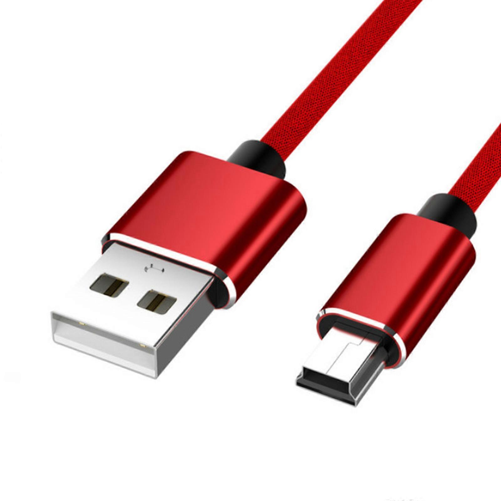 Mini USB nabíječka Napájecí kabel Mini USB na USB Synchronizace dat pro GPS MP3 přehrávač