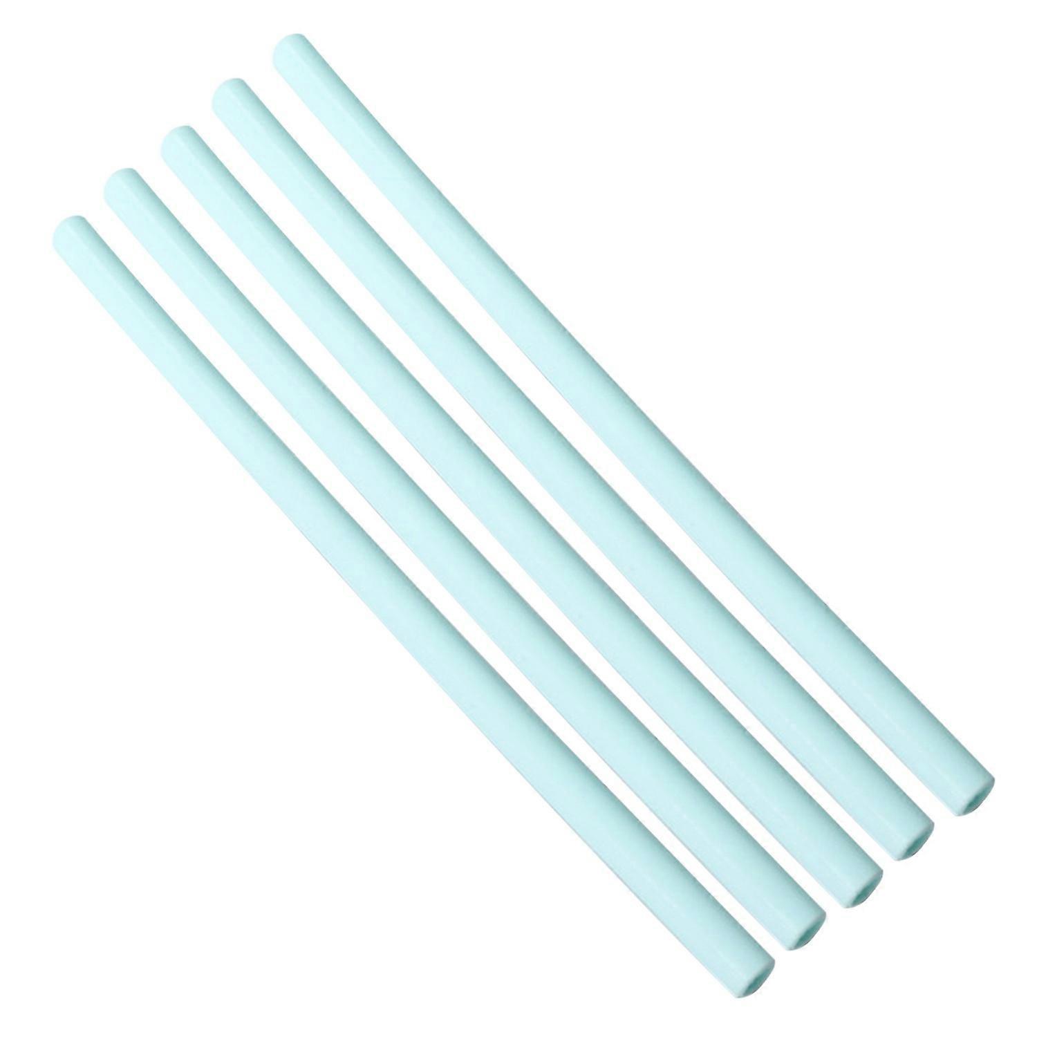 5Pcs Drinking Straw Hardened Tip Cuttable Bendable Bite-resistant Drinking Pearl Milk Tea Bent