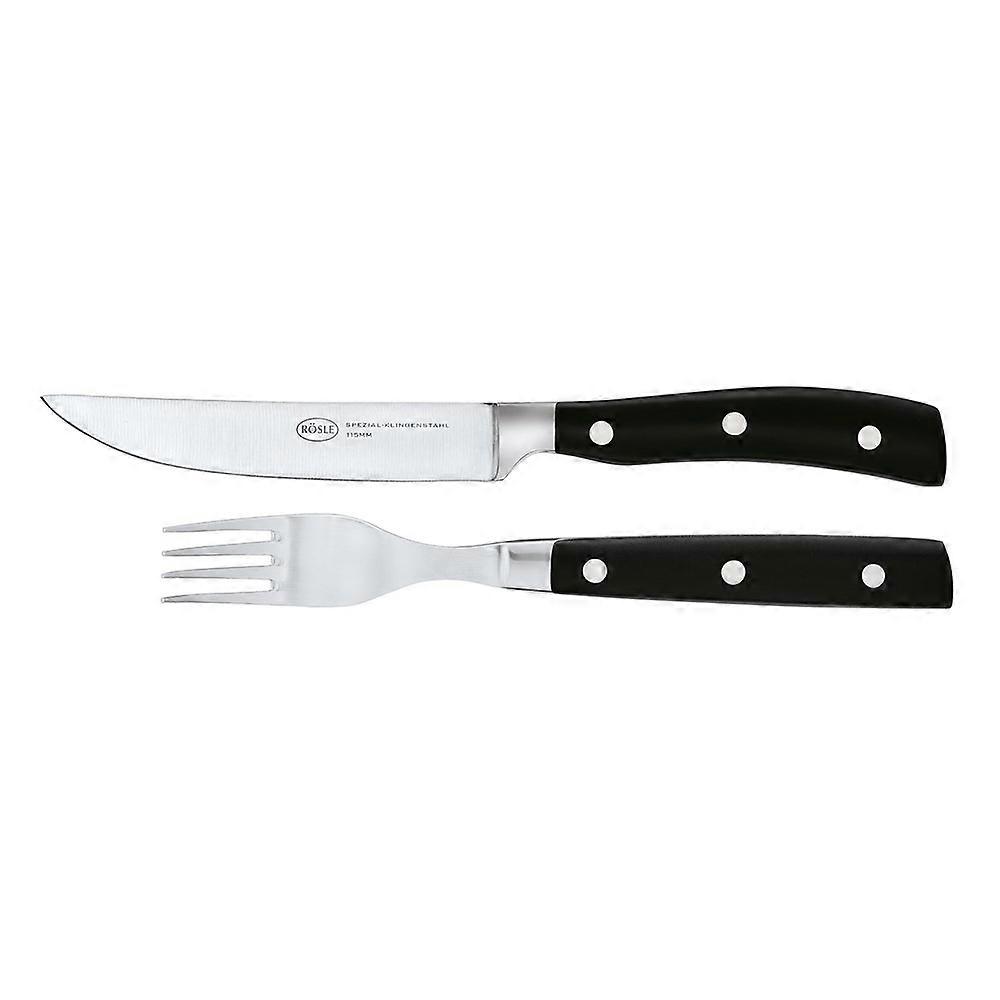  Rösle 4 piece steak bbq cutlery set RO25146