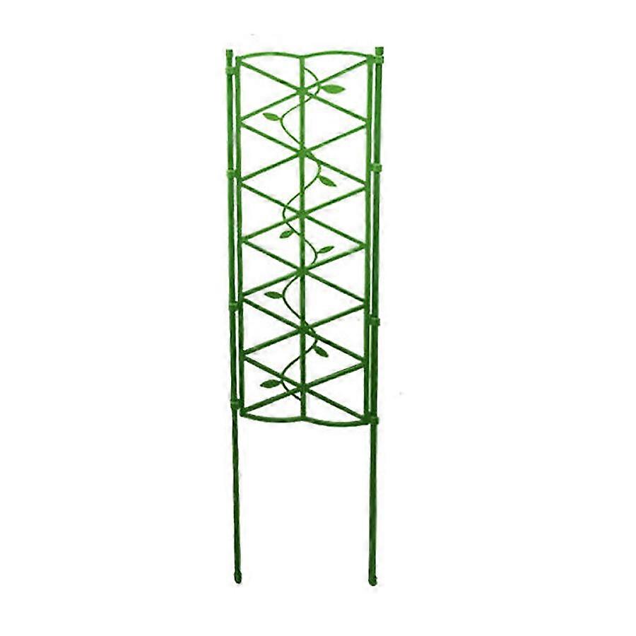Climbing Plant Support, Garden Trellis with 2 Rods and 1 Grid