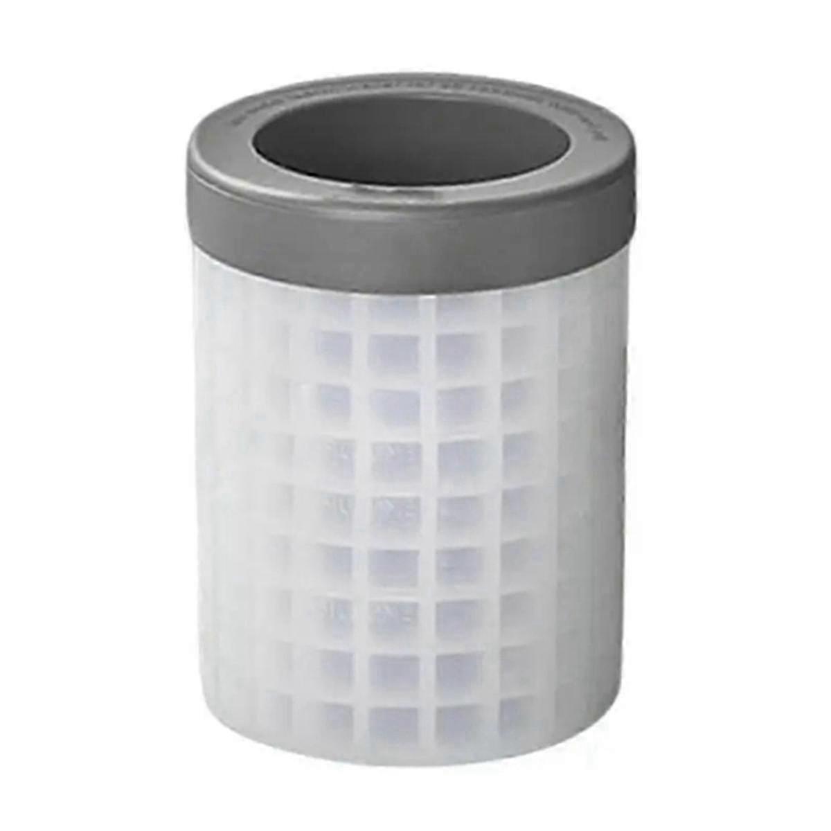 Ice Maker Cup Mini Ice Square Maker Mold Cylinder Silicone Ice Tray compatible Freezer Easy Release 