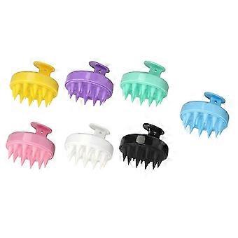 Silicone Shampoo Brush Head Scalp Massage Comb Hair Washing Comb Body Massage Brush Bath Shower Brush Hairdressing Tool