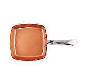 Non-Stick Copper Square Frying Pan Skillet With Ceramic Coating