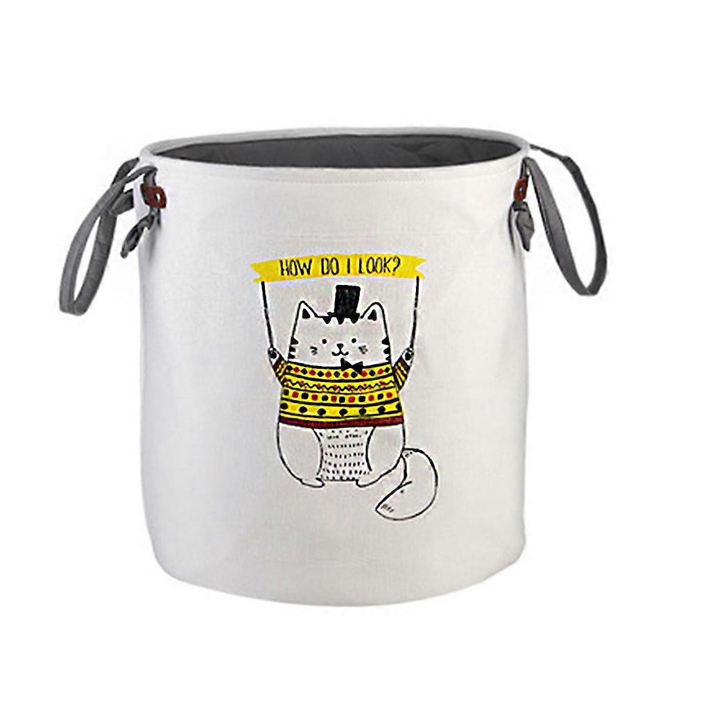 Freestanding Laundry Basket with Handle Collapsible Large Clothes Toy Storage
