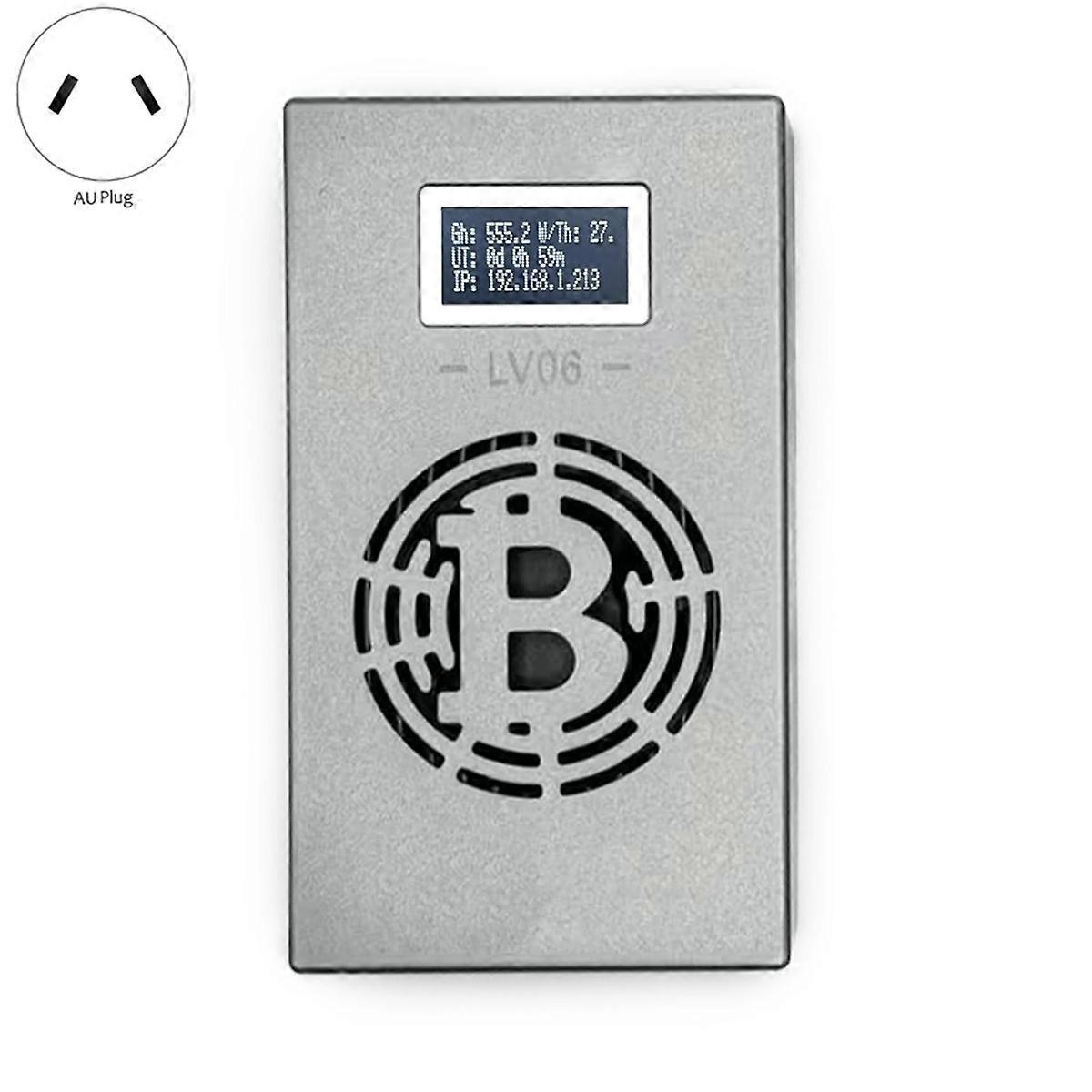 Bitcoin LV06 Silent Miner Machine BTC Miner 500GH/S Hashrate Crypto Mining  Machine Lottery Miner AU