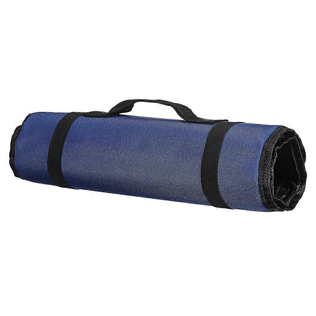 22 Pocket Chef Roll Bag Cutter Carry Storage Pouch Organizer Blue