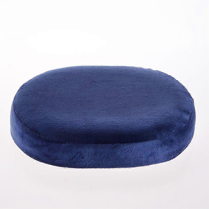 High elastic oval hip cushion 40cm*33cm*7cm  Cyan