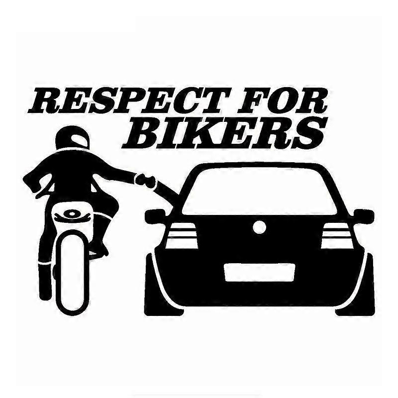 Respect For Bikers Car Stickers Funny Auto Sticker Decals