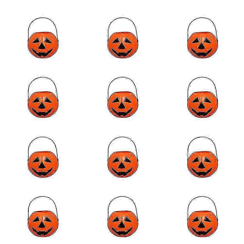Halloween Decorative Pumpkin Lanterns & Candy Buckets