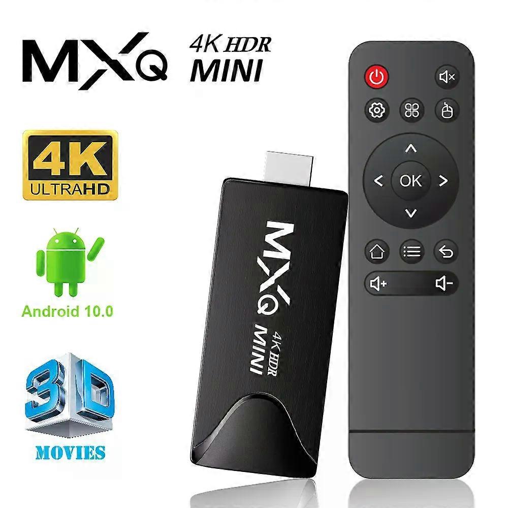 HONGTOP MXQMINI Android Mini TV Stick Android 10 Quad Core Podpora 4K HD TV box H.265 2.4G Wifi Streaming Inteligentní Set Top Box