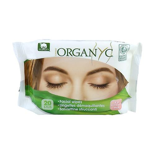 Organic Facial Wipes 20 units