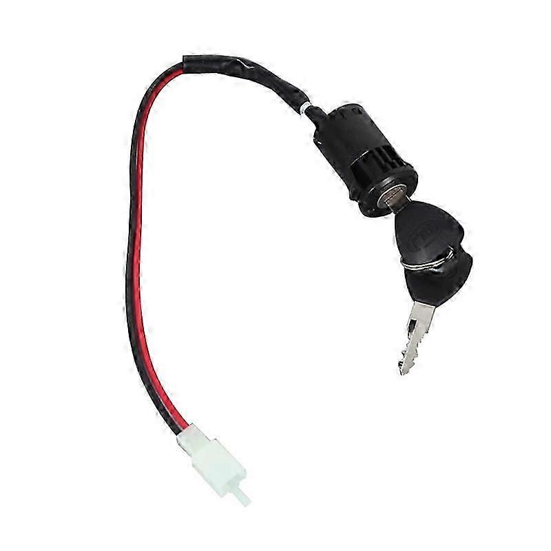 Universal 2 Wire On-Off Switch Starter w/2 Keys Switch Scooter Motorcycle Key-Good