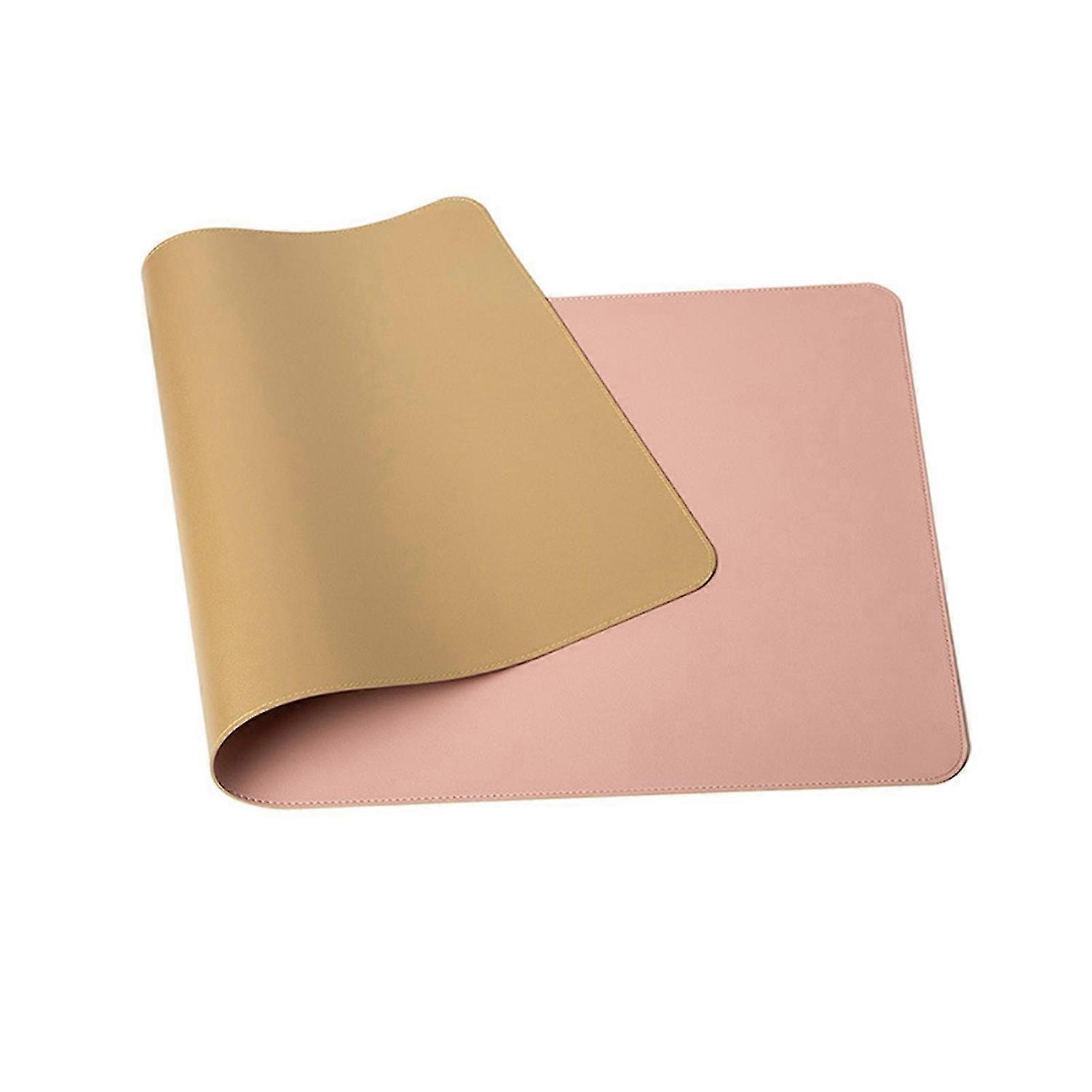 Stain Resistant Mouse Pad Strap Design Faux Leather Decorative Smooth Surface Mouse Cushion for Home