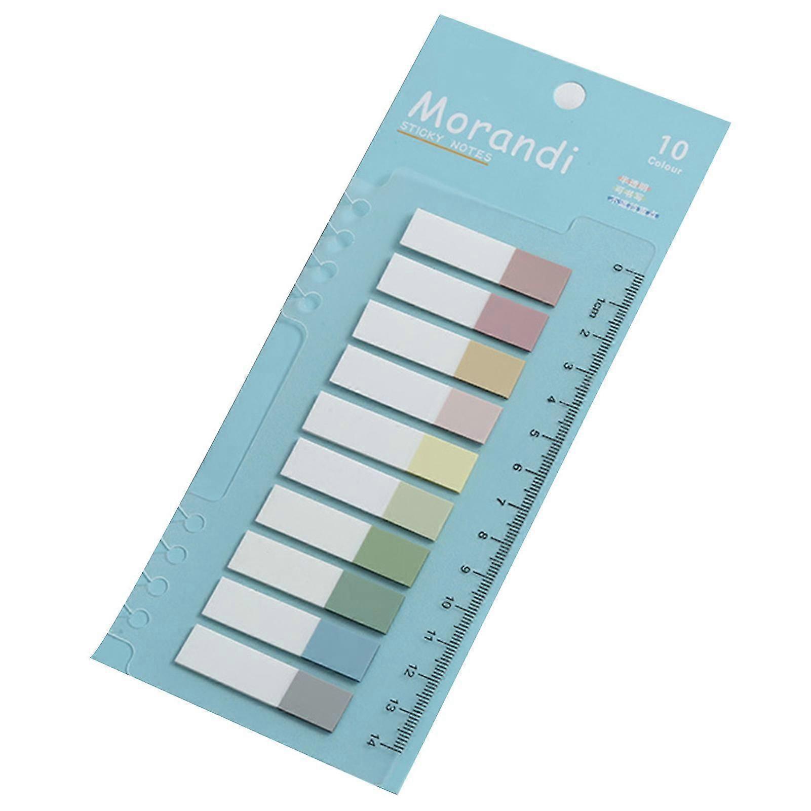 Transparent Sticky Portable Multipurpose Ruler Note Pad for Students