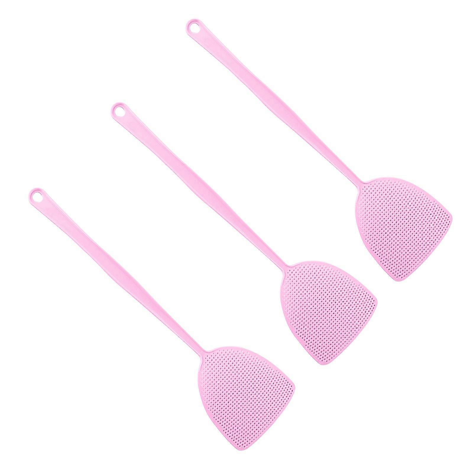 Plastic Fly Swatter With Extended Handle Net Household Fly Swatter Aesthetic Repellent Products