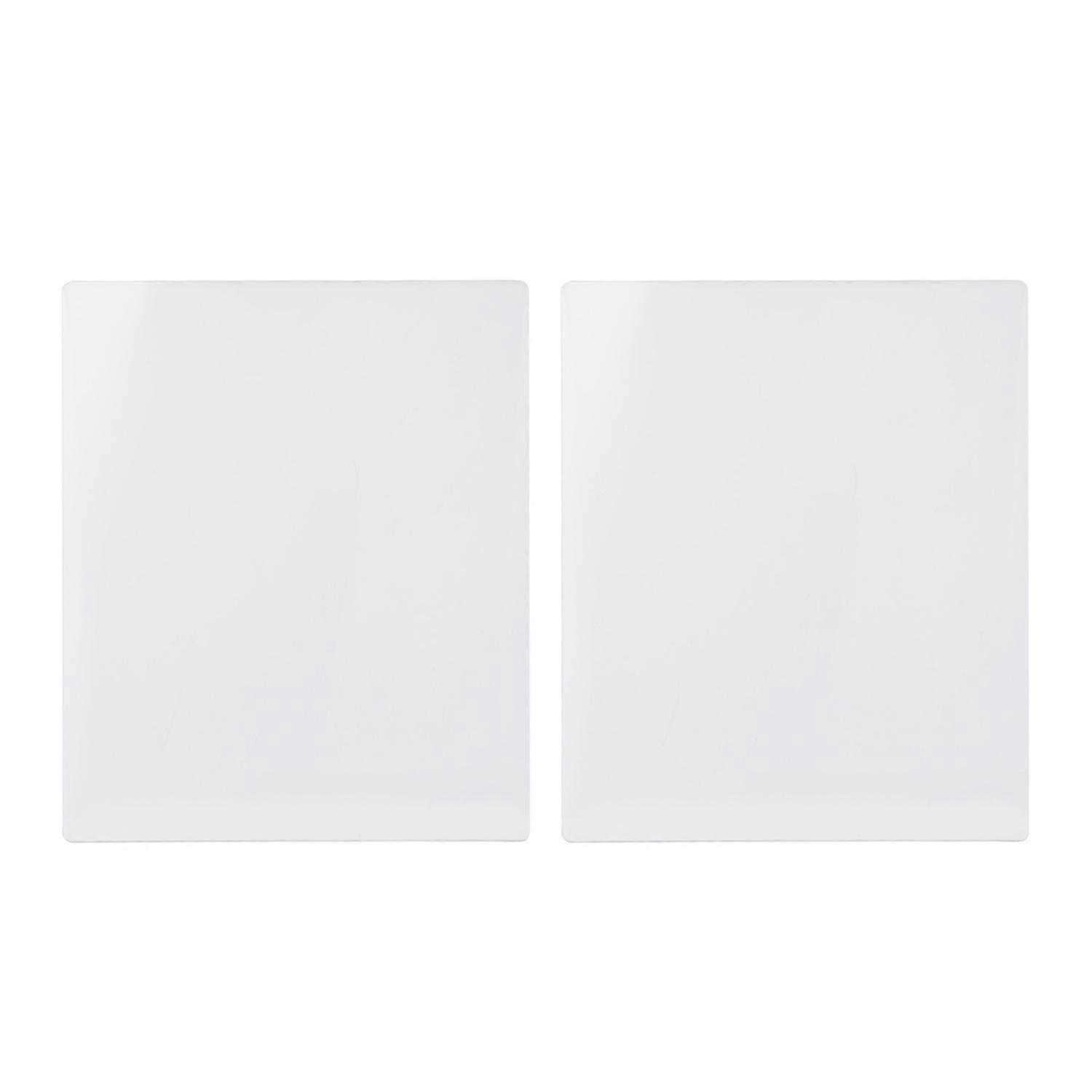 2PCS Embossing Machine Pads 3mm Thick Acrylic Mat Backing Plate for Paper Leather Fabric Crafting Sc