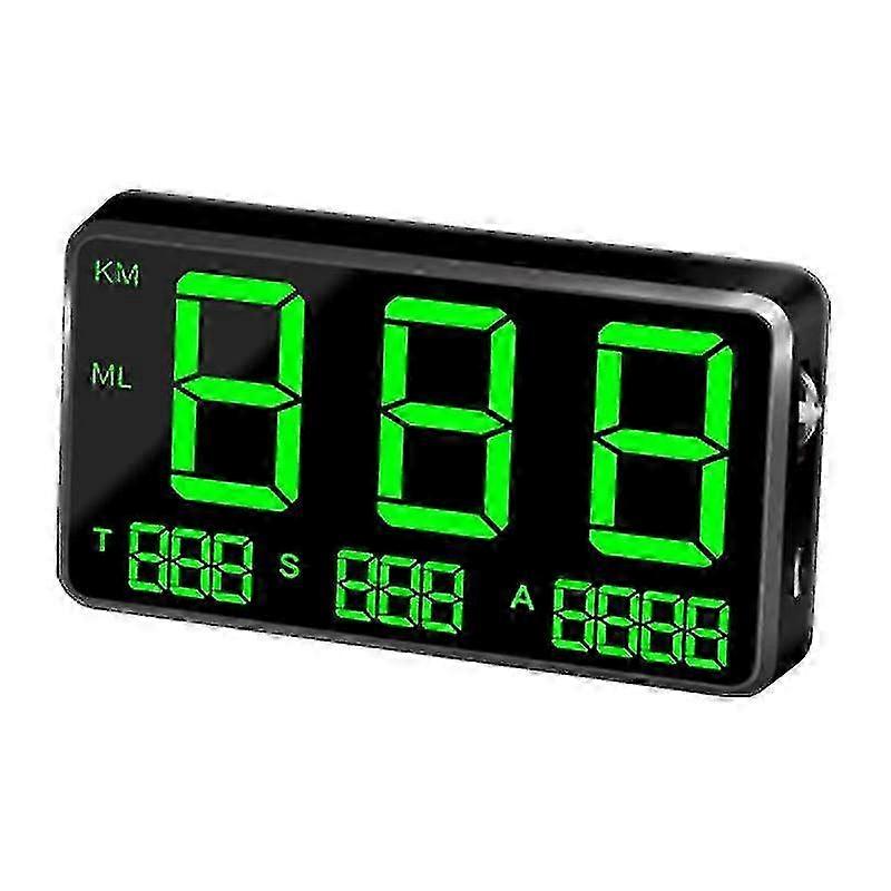 Car GPS HUD Speedometer with Overspeed Alert in MPH/KMH for Safe Driving