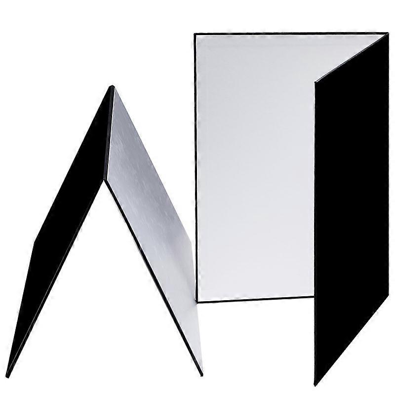 Panneau réfléchissant 3 en 1 Panneau diffuseur de lumière pliant en carton A3 (blanc + noir + argent)