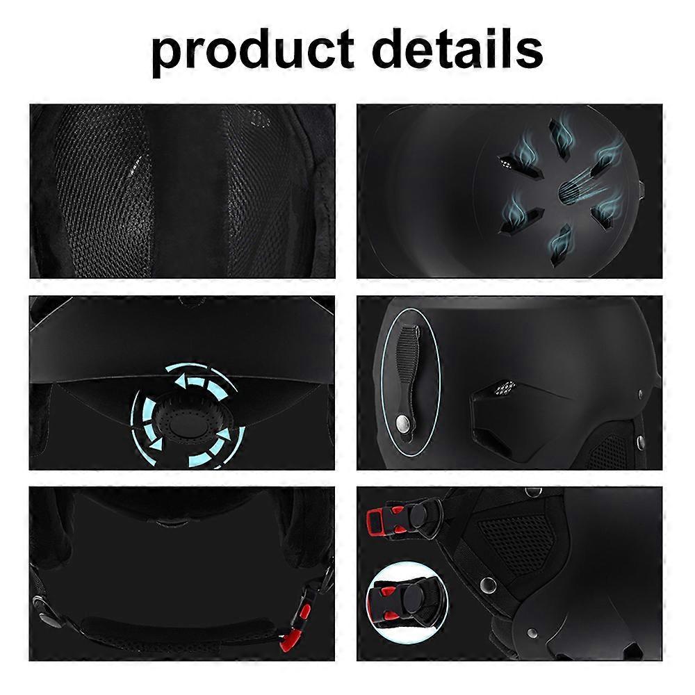 Winter Warm Cycle Adjustable Motorcycle Electric Bike Safety Cap Men Women Outdoor Ski Snowboard Bicycle Helmets