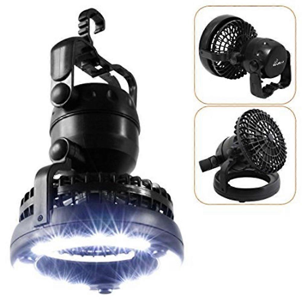 2 of them 1 LED camp flashlight, ceiling fans and portable tent lamp, outdoor walking fishing