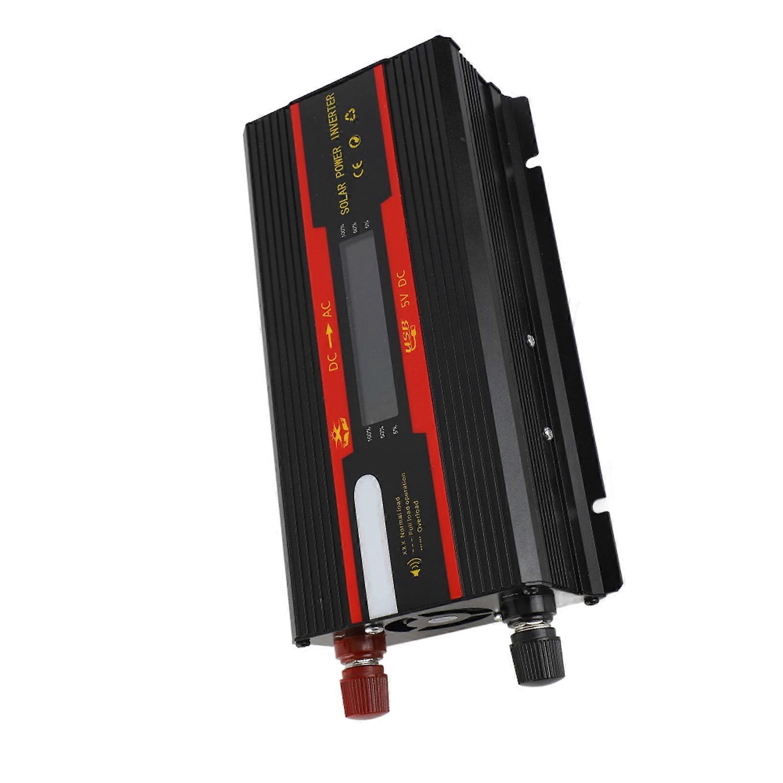 1000W Car Power Voltage Inverter Converter Transformer 12V to 110V LCD Display