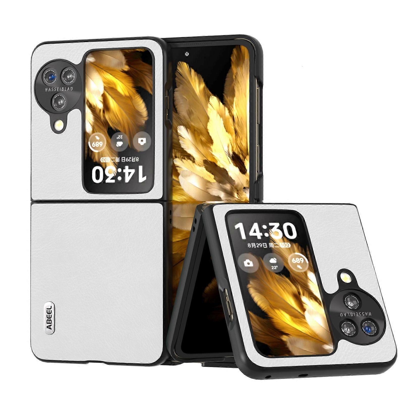 ABEEL Dual Color Lichi Texture PU Phone Case