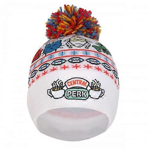 Friends Unisex Adult Central Perk Pom Pom Skiing Beanie