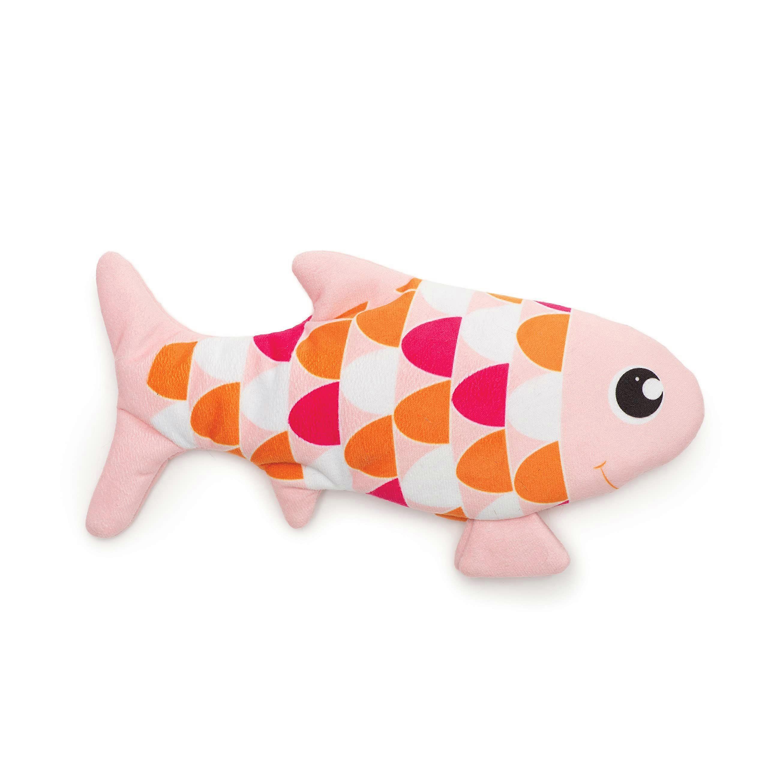 Motion Activated Dancing Fish, Flip Fish Cat Toy, Fish Interactive Cat Toy with Catnip Doll Pink, All Sizes